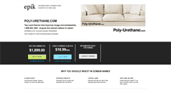 Desktop Screenshot of poly-urethane.com